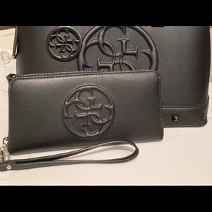 Guess Matte Black Wallet
